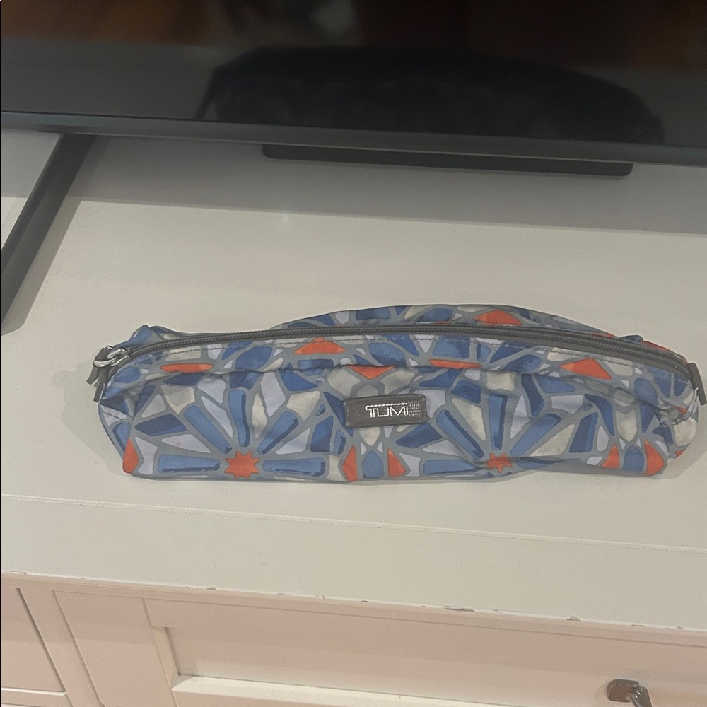 Tumi Geometric Patterned Pouch